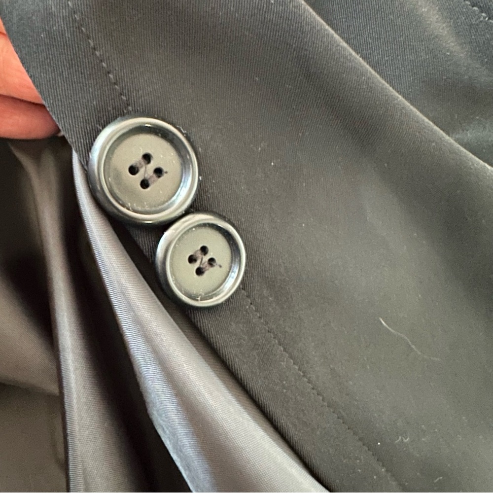 Vintage Jacqueline Ferrar Maxi Trench Coat Belt Timeless Classic Versatile 8 - Picture 11 of 13